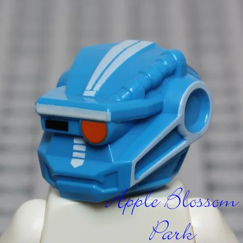 NEW Lego Dark Azure Robot Minifig HELMET - Galaxy Squad Space 70700 707003 70709