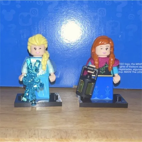 LEGO Minifigures Disney Series 2 Elsa & Anna Minifigures Plastic Age 5+