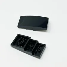 93606 LEGO Parts Slope Curved 4x2 BLACK (2)