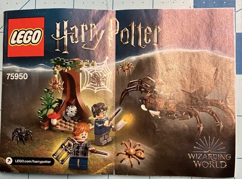 Harry Potter Aragog Lair LEGO 75950 Complete Set w/ Instructions 