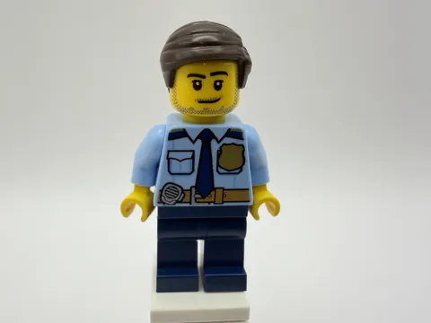 LEGO CITY Part cty1334 - Police Officer, w/ hair, no hat, MINT - 1pc