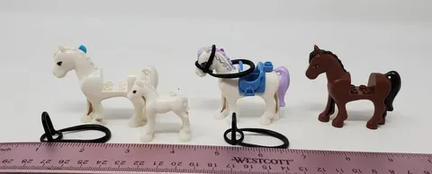 Large Lot Lego Friends Girl Horse & Pony Mini Figures & Accessories