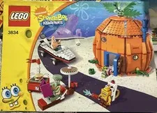 GREAT Lego 3834 SpongebobGood Neighbors at Bikini Bottom Manual