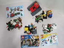 Lego City Vehicles Lot of Incomplete Sets/ Birckheads scarecrow