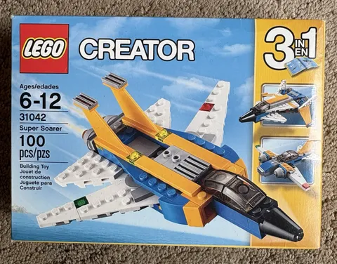 LEGO CREATOR Super Soarer 31042 3-in-1 Complete Set w/Box & Instructions