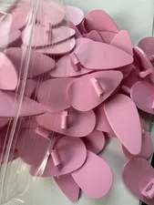 LEGO-NEW-#2586-BRIGHT PINK-SHIELD OVAL/PETAL -10 PIECES