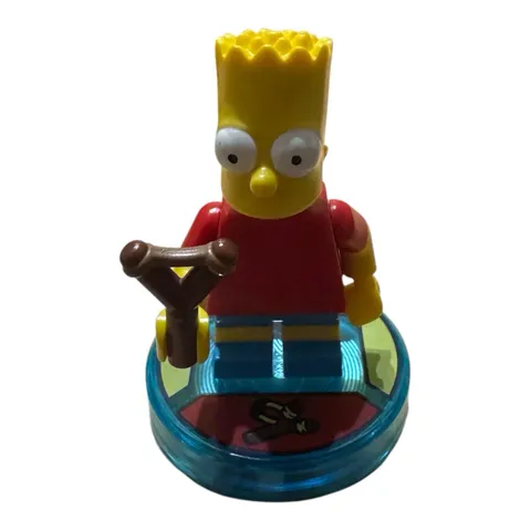 Lego Dimensions Bart Simpson Minifigure & Tag