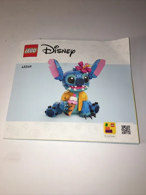 LEGO Disney Stitch 43249 Instruction Manual Booklet
