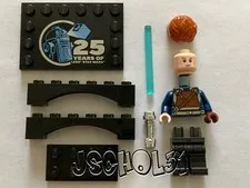 LEGO Star Wars Cal Kestis Minifigure w/ 25th Anniversary Stand from set 75394