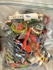 4.5 lbs LEGO Bulk Lot Mixed Bricks, Parts & Accessories Collection 