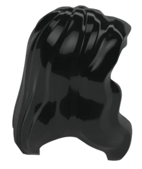 Lego 75135 Part 85974 Black Minifig HAIR Female Mid-Length Wig Part D13