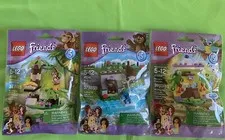 LEGO Friends Lot Of 3 Animals New Orangutan Bear Macaw Retired Series 5