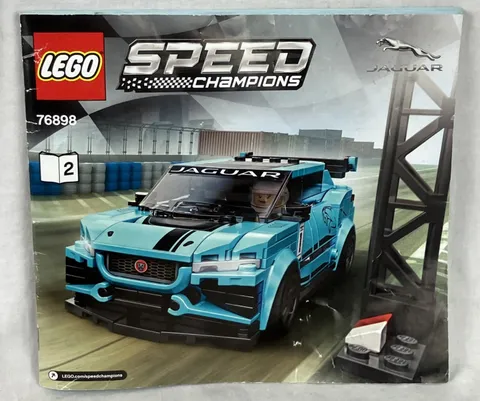 Lego 76898 Speed Champions Jaguar Instruction Manual Booklet Only