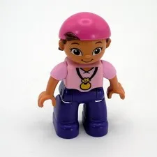Lego Duplo Jake and the Neverland Pirates Figure Izzy Pink Purple Girl Toy