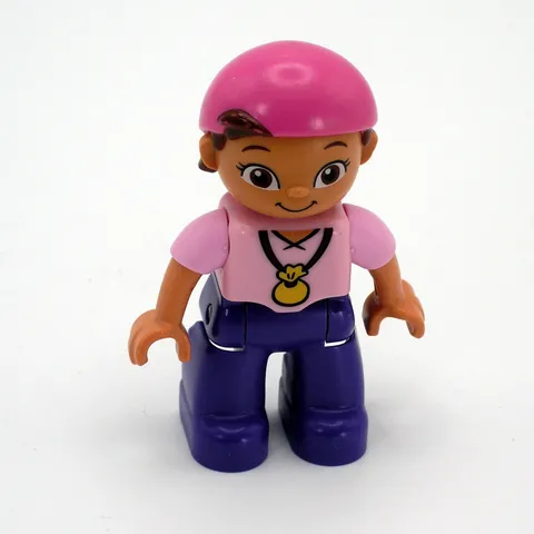 Lego Duplo Jake and the Neverland Pirates Figure Izzy Pink Purple Girl Toy
