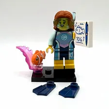 LEGO Minifigures Marine Biologist Series 29 col474 col29-2