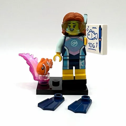 LEGO Minifigures Marine Biologist Series 29 col474 col29-2