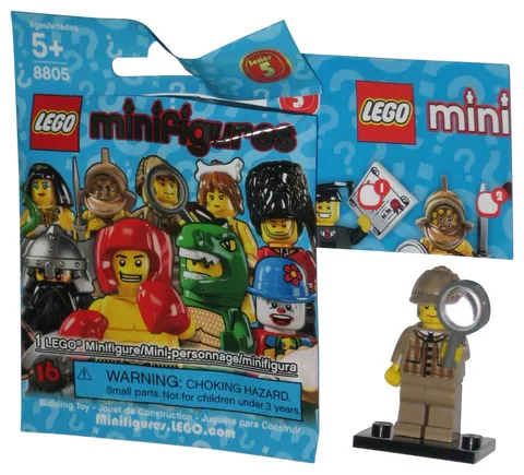LEGO Series 5 Detective (2011) MiniFigure Toy Figure