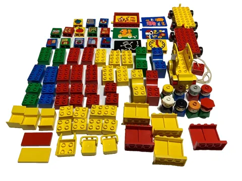 Vintage LEGO Duplo Nursery School Set #2645 / Lot 82 pieces