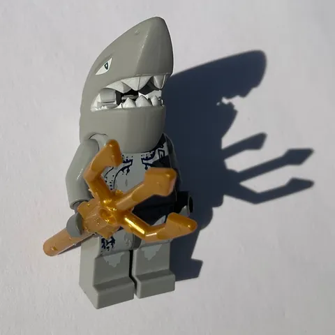LEGO Atlantis Shark Warrior Minifigure 8078 8060 8057 Mini Figure Animal