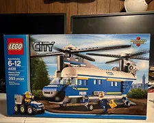 LEGO City Police Heavy-Duty Helicopter 4439 Complete Set 393 pcs NEW SEALED