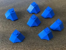LEGO: 13548 3045 Wedge 2 x 2 (Slope 45 Corner) Blue 7pcs