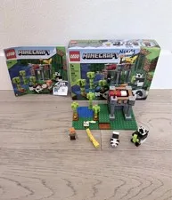LEGO Minecraft 21158 The Panda Nursery Complete 204 Pcs Box Manual Alex Retired