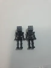 2 LEGO Minecraft min025 Wither Skeleton Straight Arms Minifigure