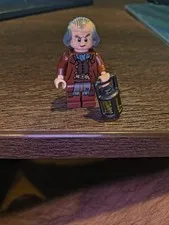 LEGO Minifigure- Argus Filch (Bald, Brown Coat, Leg Print) (hp353) Harry Potter