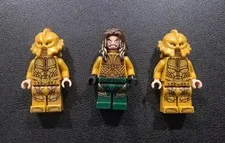 LEGO DC Minifigure Lot including Aquaman, 2 Atlanteans