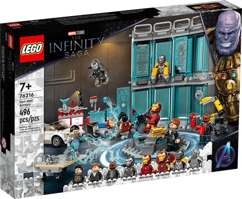LEGO Marvel: Iron Man Armoury (76216) Excellent Condition