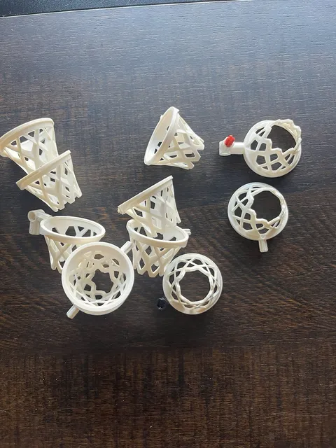 LEGO White Plastic Basketball Hoop Net Pieces Sports Bulk Lot Of 11 Pcs