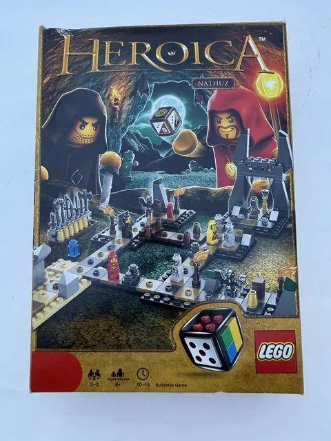 LEGO Games • 3859 • Heroica Caverns of Nathuz • 100% Complete Box Instructions