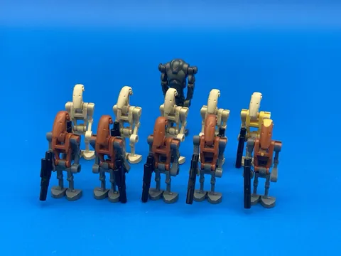 LEGO Star Wars: Battle Droid Lot 5 B1 Droids, 1 B2, & 5 Rocket Droids
