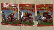 LEGO Mixels Series 4 - 41530 Meltus, 41532 Flamzer & 41532 Bunard Brand New