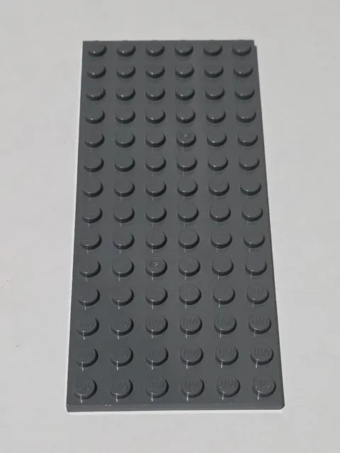 LEGO Plate Dark Bluish Gray ● 6 X 14 ● # 3456 ● QTY 1