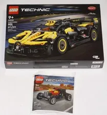Lego Technic 42151 Bugatti Bolide & 30735 Hot Rod Car New in Unopened Box & Bag