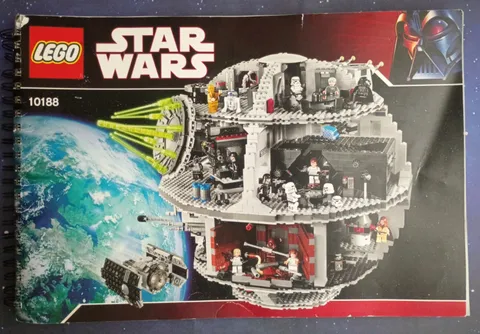 LEGO Star Wars Death Star 10188 Spiral Bound INSTRUCTION MANUAL