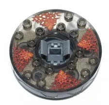 LEGO Ninjago Spinner Turntable Red Energy Pattern 6x6 9572 NRG Cole 6004315