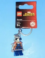 LEGO Marvel Guardians the Galaxy 854296 Rocket Raccoon Minifigure Keychain - NEW