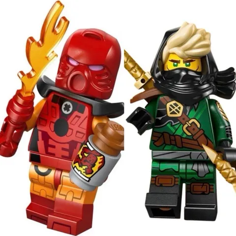 LEGO CMF Series 29 Bionicle Cosplayer Toa Tahu and Mysterious Ronin Lloyd NIB