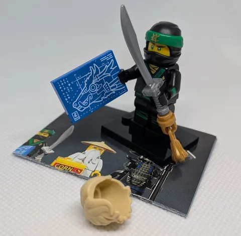 LEGO Lloyd Minifigure From The Ninjago Movie 71019 - New
