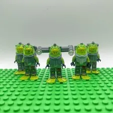 Lego Atlantis Minifigures Captain Ace Axel Bobby Lance Divers