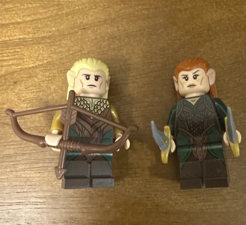 LEGO The Hobbit Legolas & Tauriel Minifigures Lot of 2