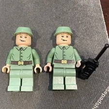Lego Indiana Jones Russian Soldier Guard Minifigure 7627 7628 7625 iaj013 Lot