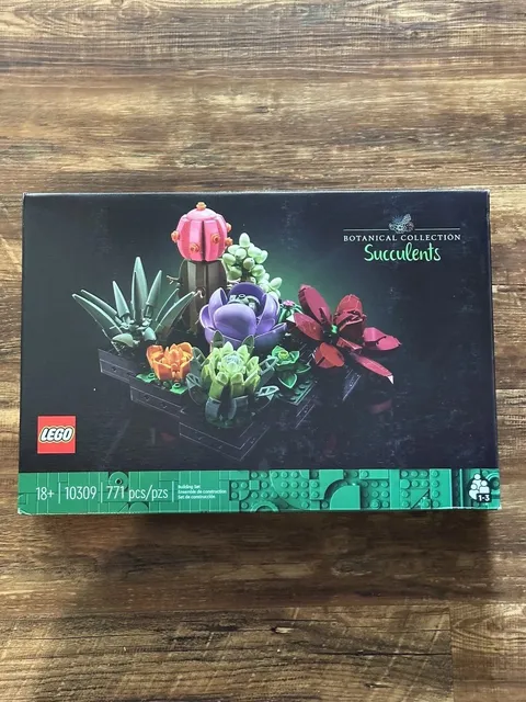 LEGO 10309 • Succulents • Botanical Collection • Original Box Only •