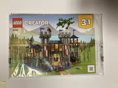 New LEGO® Creator 3-in-1 Medieval Castle Set 31120 Sealed -Instructions ONLY