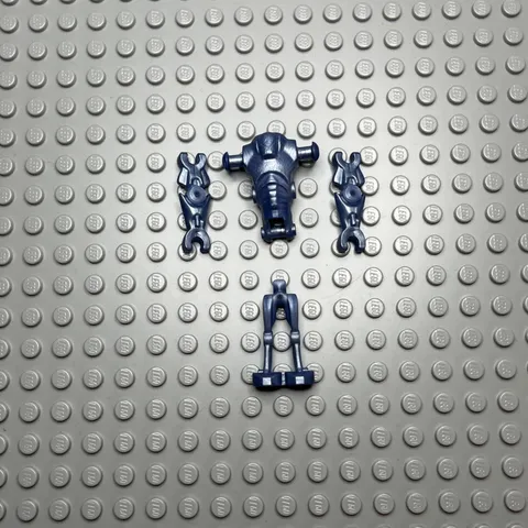 LEGO Star Wars: Pearl Sand Blue Super Battle Droid Mininfigure sw0056 7163