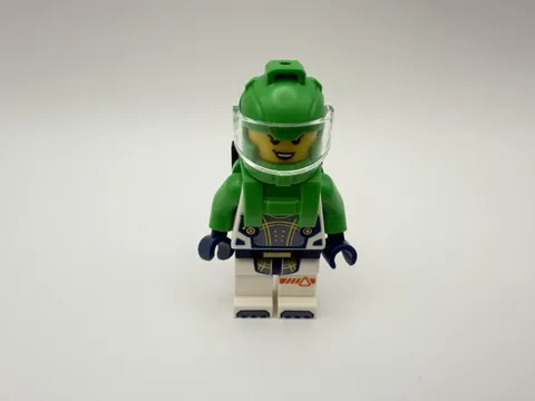 LEGO CITY Part cty1698 - Astronaut, green, female - 1pc