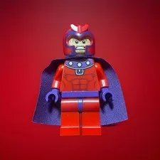 Lego Marvel Superheroes Magneto Figure 2012 6866 Genuine Excellent Condition